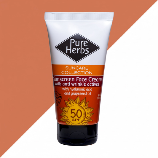 Pure Herbs Αντηλιακή Κρέμα Προσώπου spf 50 (50ml)