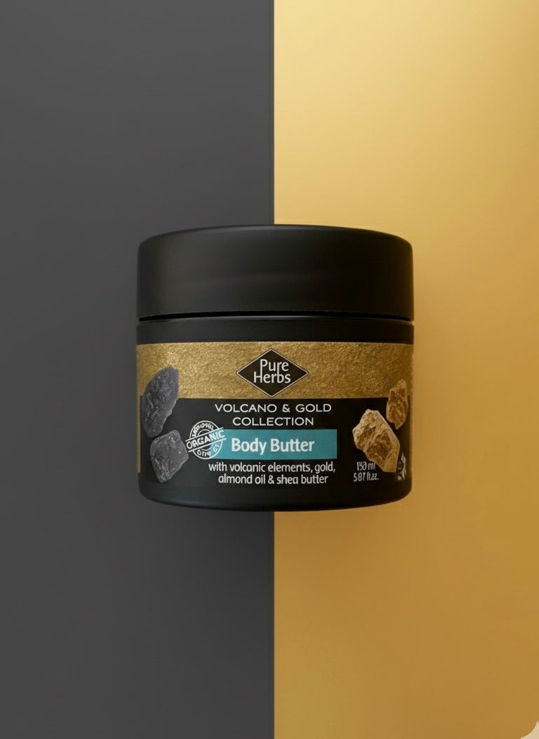 Body Butter Volcanic Extract &amp; Gold (150ml)